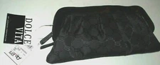 New Dolce Vita by Jackson Corp Clutch Purse Black Zip Up Hand Bag Wallet NWT