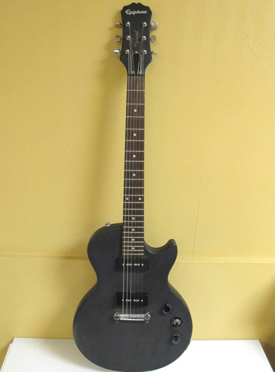 Epiphone matte black electric guitar deals