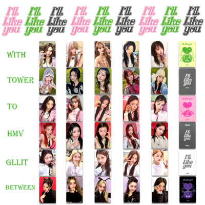 5pcs/set ILLIT I'LL LIKE YOU Self Made Photo Cards . Photocard | eBay