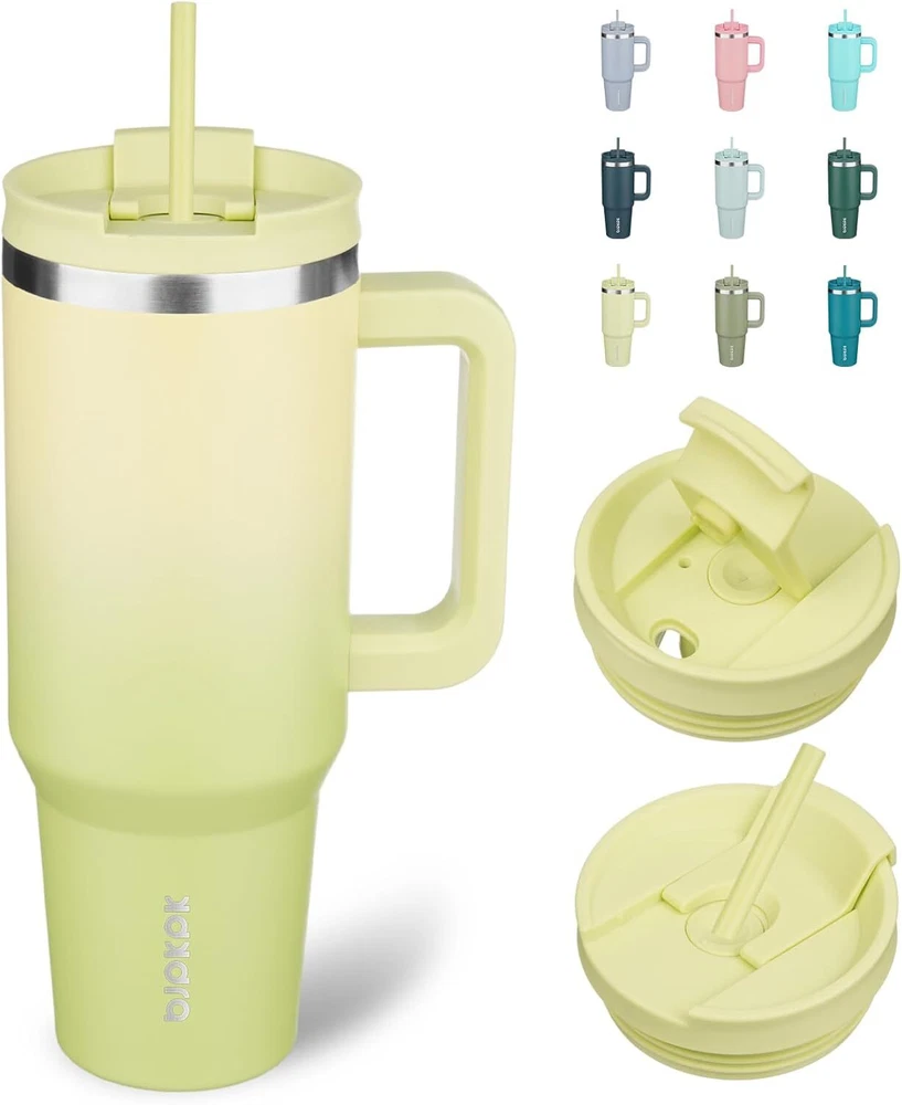 Tumbler with Handle and Straw 30 Oz Insulated Tumbler Cups with Lid Stainless Tumbler with Handle and Straw 30 Oz Insulated Tumbler Cups with Lid Stainless