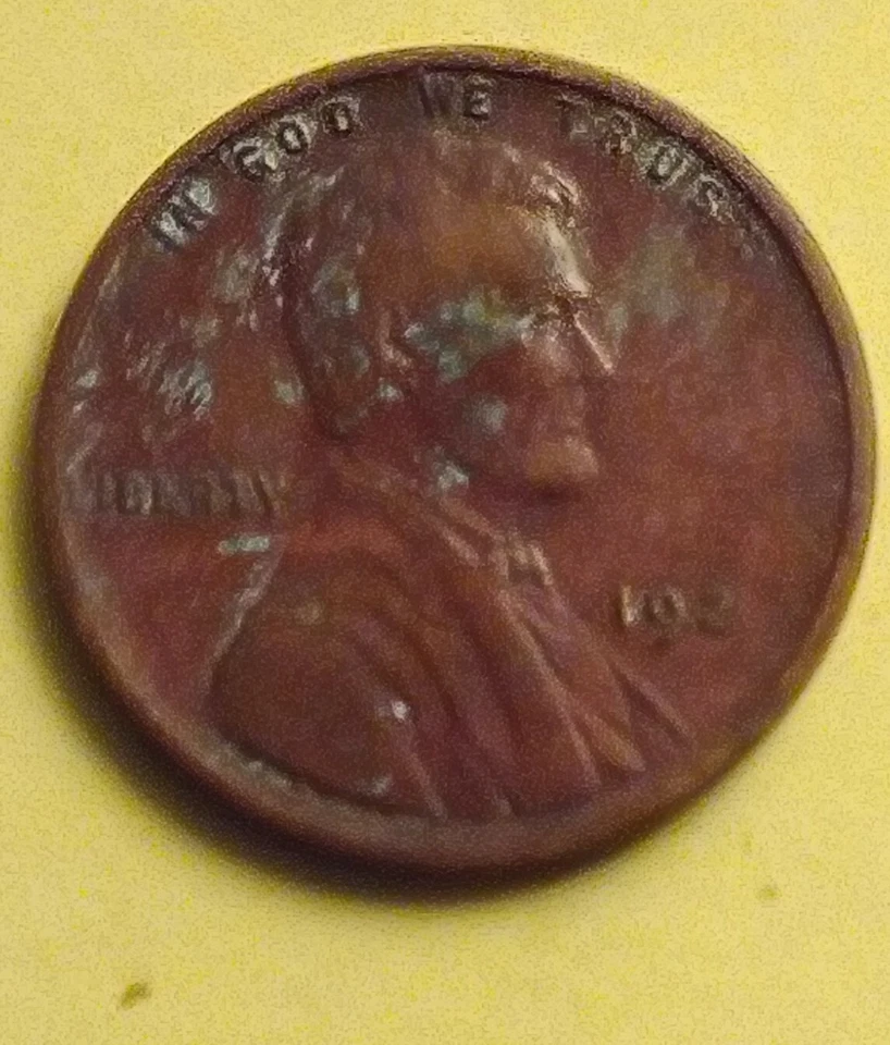 Lincoln wheat penny error unknown date 192?, die issue, circulated - Image 3 of 4