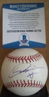 KAZ MATSUI ROCKIES/METS JAPAN SIGNED AUTOGRAPHED M.L. BASEBALL BECKETT D27709