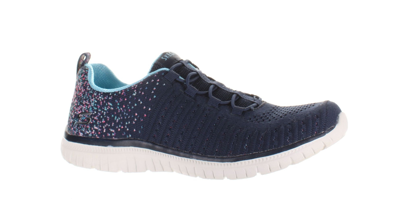 Skechers Womens Virtue Blue Walking Shoes Size 5.5 (7767740)-image