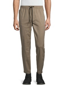 NEW NO BOUNDARIES MEN'S OPEN BOTTOM TAPERED TWILL JOGGERS KHAKI PANTS | eBay