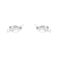 2X Topran FederbeinstüTzlager Hinten FüR VW Golf V 1K1 1.4 16V 1.6 5K1 5M1 521