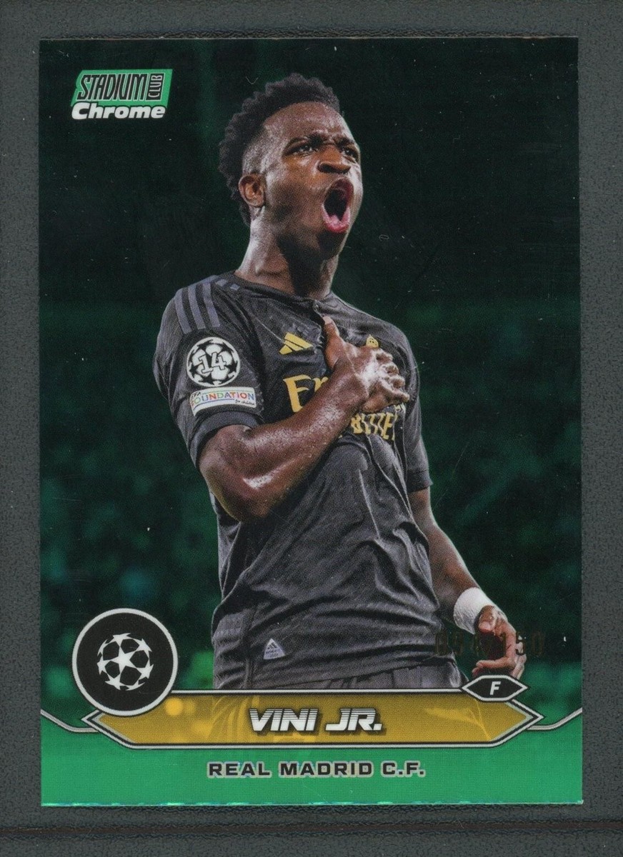 2024 VINICIUS JUNIOR 094/150 TOPPS CHROME STADIUM CLUB UEFA