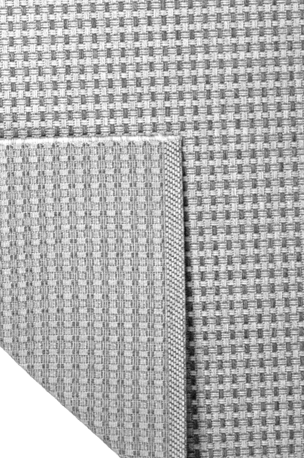 ILUKA OUTDOOR INDOOR GREY MODERN FLOOR RUG 80x150cm **UV & WATER PROOF