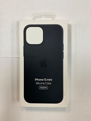 Apple Silicone Case w/ Magsafe iPhone 13 Mini - Midnight Black
