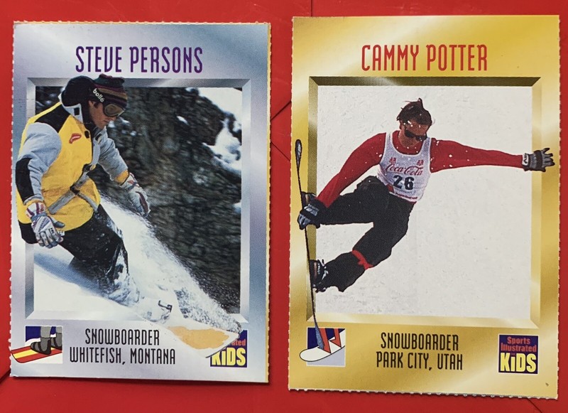 Sports Illustrated For Kids Snowboarders Lot Of 2 Steve Persons/Cammy Potter !