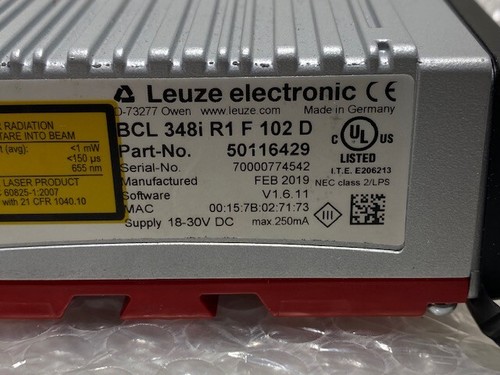 Leuze electrónico BCL 348i R1 F 102 D - Imagen 2 de 7