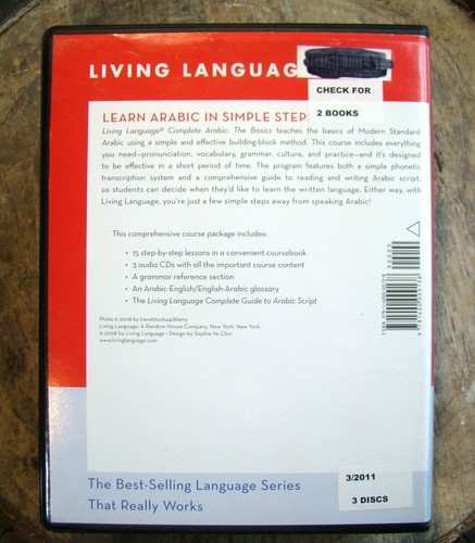 Arabic: Complete Course: The Basics ~3 Audio CDs & 2 Books 2008~ Living Language - Picture 10 of 10
