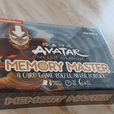 Nickelodeon Avatar The Last Airbender Memory Master Game 2-4 Players Ages 6+