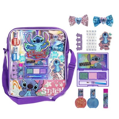 Disney Stitch ' Makeup Set for Girls in a Bag   Includes Lip Gloss, Nail Poli...