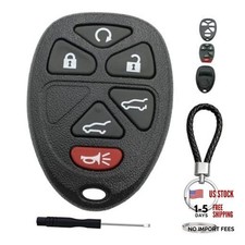 Key Fob Case for 2007-2014 Chevy Tahoe Suburban Cadillac Escalade GMC 6 button