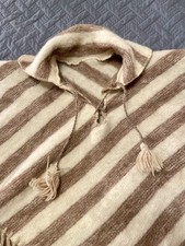 Handmade Wool Poncho Kid's Children  s Unique 3-5T