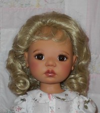 Monique MABEL Doll Wig SIZE 12/13 BLONDE Sophisticated Style Loose Curls NWT