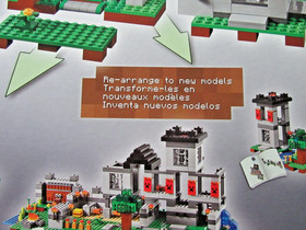Lego MINECRAFT 21127 ~ THE FORTRESS ~ NISB retired STEVE Horse Skeletons Sheep