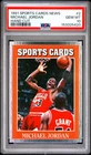 153325420 Michael Jordan 1991 Sports Cards News #2 PSA 10