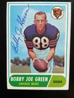 New ListingRARE Bobby Joe Green Autographed 1968 Topps Football Card #214 Bears Died 1993