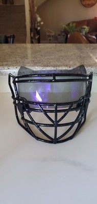 Riddell SpeedFlex Football Helmet SF-2BDC-TX Face Mask with shoc visor grape ape