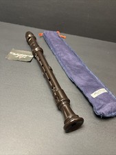 Vintage Aulos 303A-E flute Recorder Descant Recorder 3 Piece Made In Japan Music