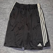 Adidas Grey Accent Baggy Hoop Shorts Mens LG Vtg y2k 90s Rare