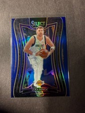 2024-25 Panini Select Luka Doncic Mezzanine Luka Doncic BLUE PRIZM SP - HOF SP