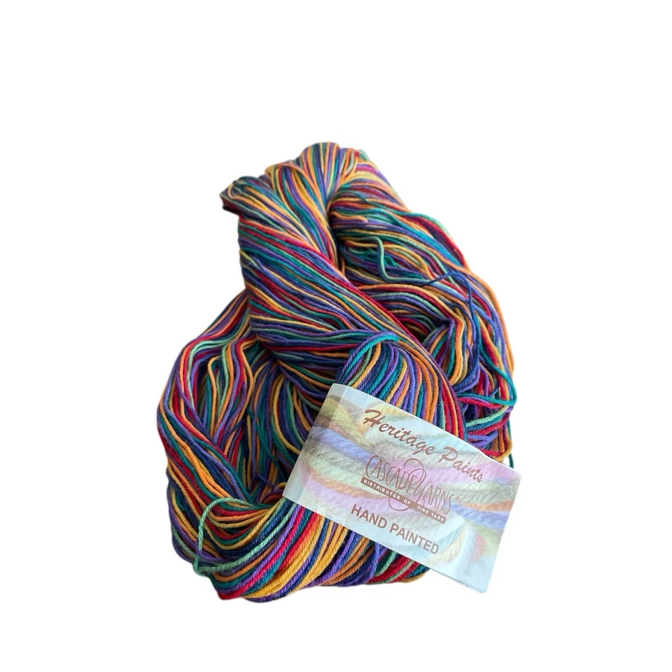 Cascade Yarns Heritage 100g Hand Painted Merino Blend Sock Yarn #9811 Lot 7C2911 - Image 4 of 4