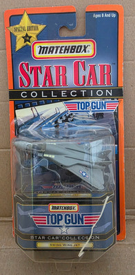 Matchbox Star Car Collection Special Edition ##18 Top Gun Swing Wing Jet 36050