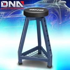 Heavy Duty Metal Mechanics Seat Creeper Garage Shop Stool Work Chair w/Tray Blue