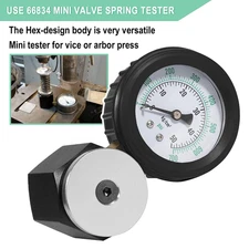 66834 Universal Mini Valve Spring Pressure Tester Gauge 0-700 PSI - 0-50 KG/CM2