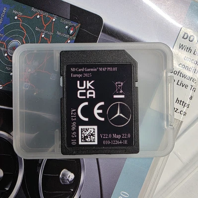 MERCEDES 2025/26 MAPA NAVEGACIÓN POR SATÉLITE TARJETA SD / CLASE C W205 / GLC / E / V X A2139069510 - Imagen 1 de 4