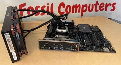 ASUS WS X299/10G SAGE Workstation ATX Intel i9-9820X CPU @ 3.30GHz 32Gb DDR4 RAM