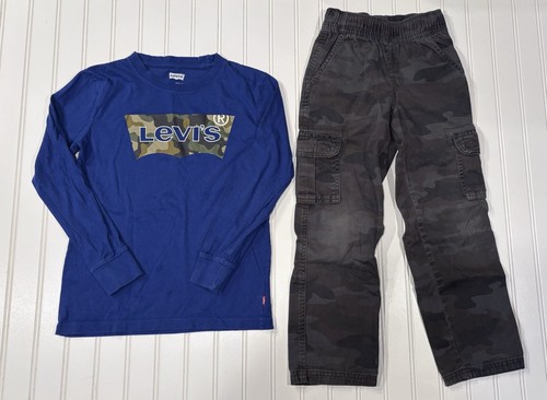 Boys Clothing Lot Size 7/8 Shirts Pants Back To School - Picture 4 of 7
