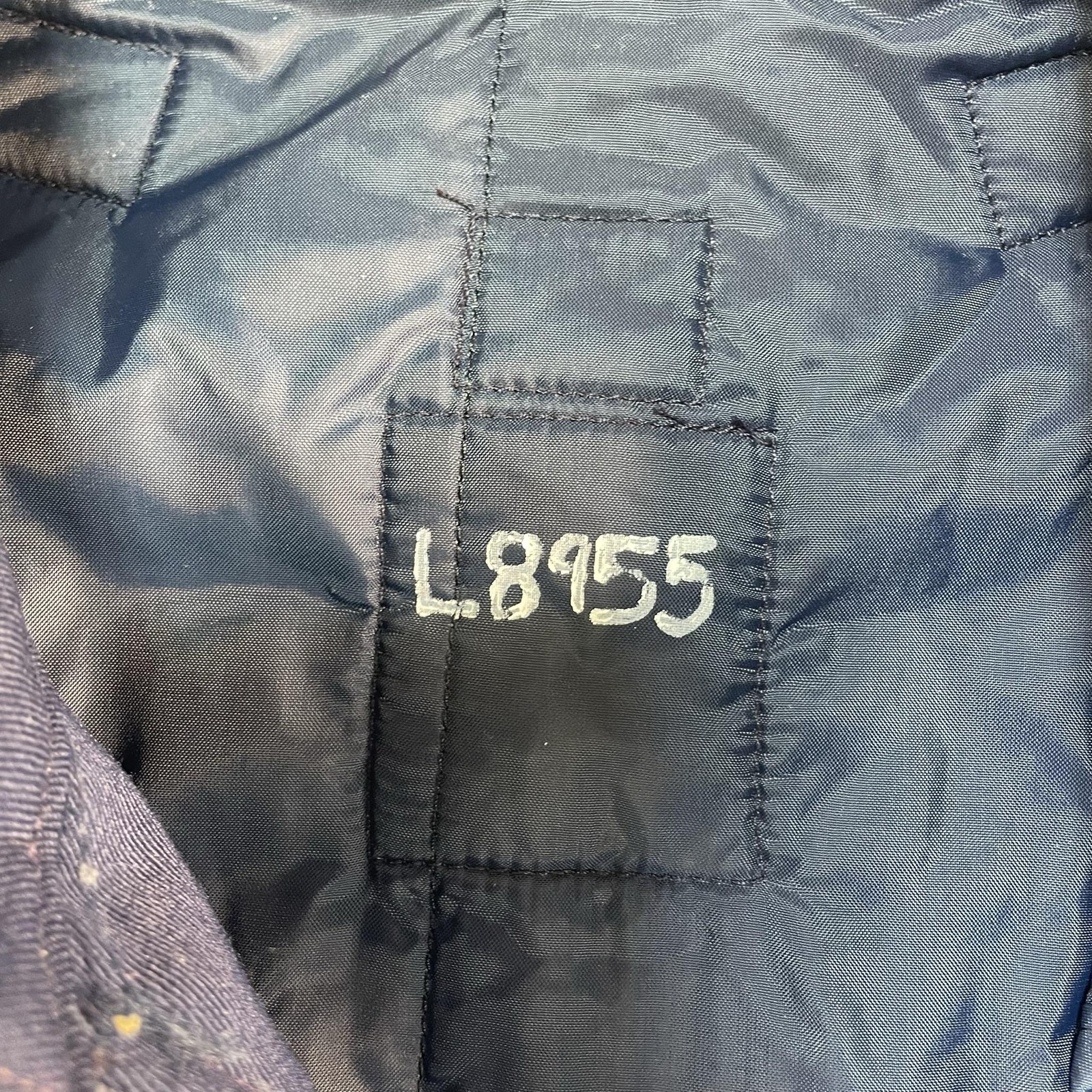 Vintage DSCP Wings Collection US Military Jacket Mens 44R Blue Removable Liner - second product detail image