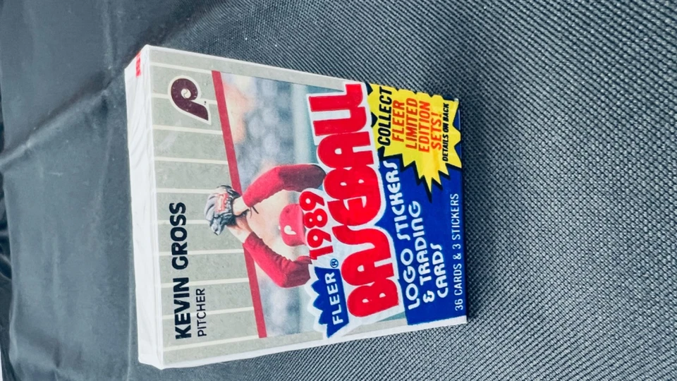 Paquetes de violonchelo de béisbol Fleer 1989 - Lote de 14 paquetes de tarjetas coleccionables selladas Foto 2 de 3