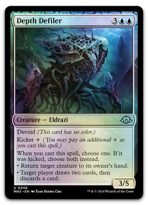 Depth Defiler #58 (Foil) (NM) Modern Horizons 3 MH3 Magic MTG