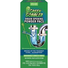 Green Gobbler Ecoworks Powder Drain Opener Pacs 6.53 oz