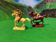 Plains Mounted Indians Soldier 54 MM Scale Plastic Figs