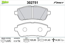 VALEO Bremsbelagsatz, Scheibenbremse Vorderachse für MAZDA