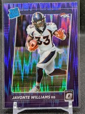 Javonte Williams 2021 Optic Purple Shock Prizm RC #215 (BK499)