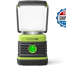 Consciot LED Camping Lantern 1000LM 4 Light Modes IPX4 Waterproof