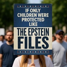 The Epstein Files Poster - Anti-Trump , No Kings In America, Protect Democ
