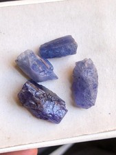 AAA Quality Tanzanite Rough Natural Specimen Minerals Raw 50.00 Ct 4 Pcs Raw Lot