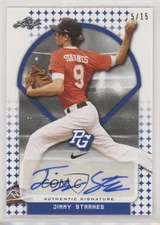 2018 Leaf Perfect Game National Showcase Blue /15 Jimmy Starnes #BA-JS3 Auto