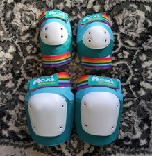 Moxi Blue 187 Killer Pads Set Adult Elbow And Knee Pads Size L/XL Rainbow