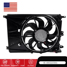 New Engine Radiator Cooling Fan Assy 68552370AA For Fiat 500X Jeep Renegade US