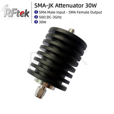 SMA Male to Female 30W 3GHz 50 RF Coax Attenuator 1-50dB 3dB 6dB 10dB 20dB 30dB