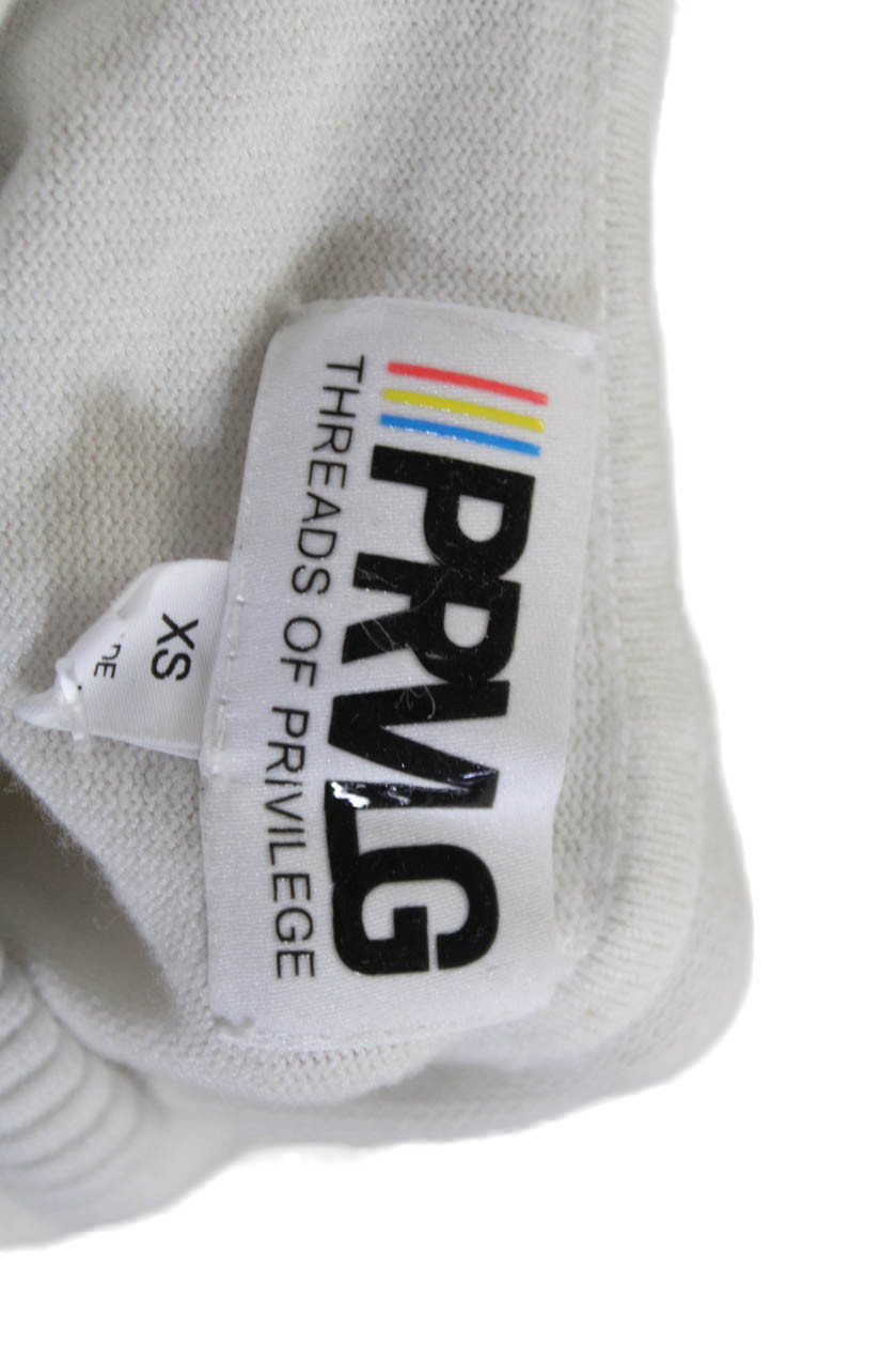 PRVLG Womens Drawstring Tied Patchwork Iridescent… - image 4