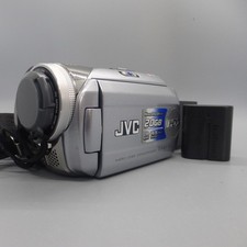 JVC Everio GZ-MG21EK Handheld High Definition HDD Camcorder Silver Tested